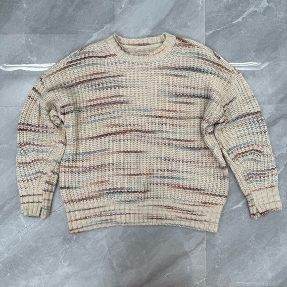 American Eagle Outfitters Sweaters - Women’s American Eagle Oversized Crew Neck Knit Striped Sweater Size XS